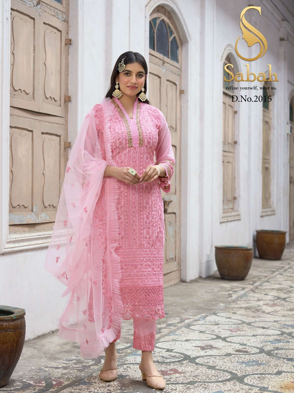 Inayat By Sabah 2011 To 2016 Series Designer Pakistani Suits Beautiful Fancy Colorful Stylish Party Wear & Occasional Wear Heavy Faux Georgette/Net Dresses At Wholesale Price