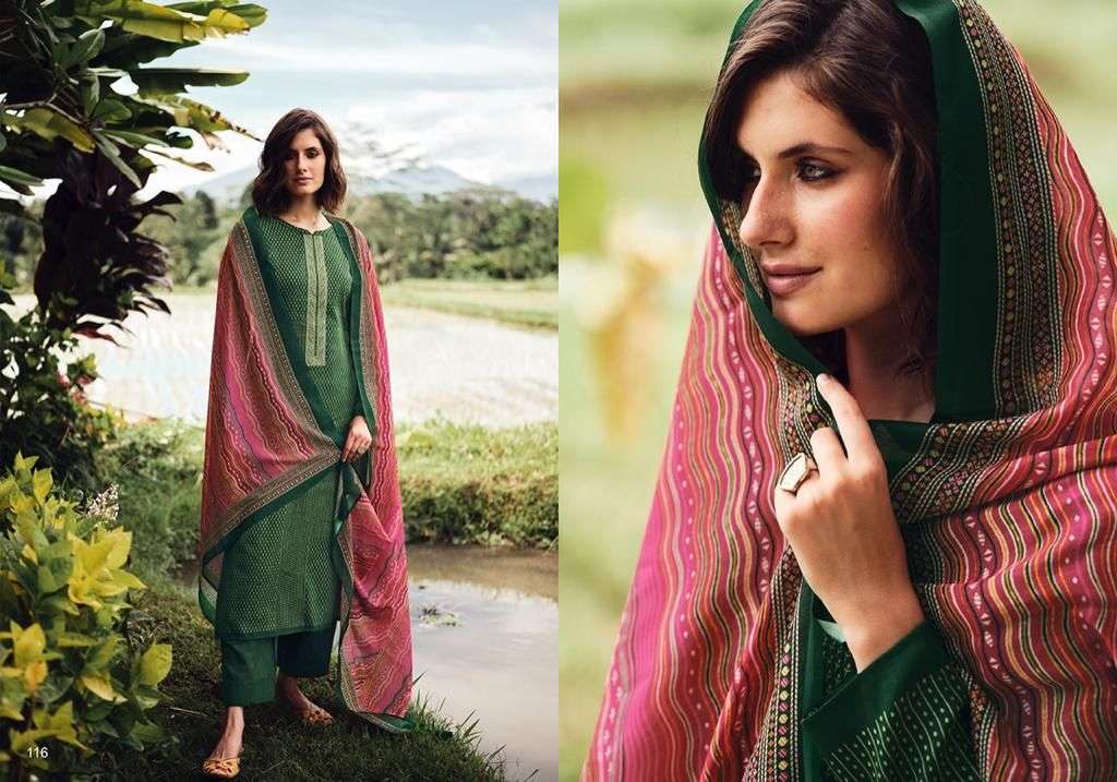 SERENITY BY PRM TRENDZ 111 TO 118 SERIES BEAUTIFUL STYLISH SUITS FANCY COLORFUL CASUAL WEAR & ETHNIC WEAR & READY TO WEAR PURE JAM SILK DRESSES AT WHOLESALE PRICE