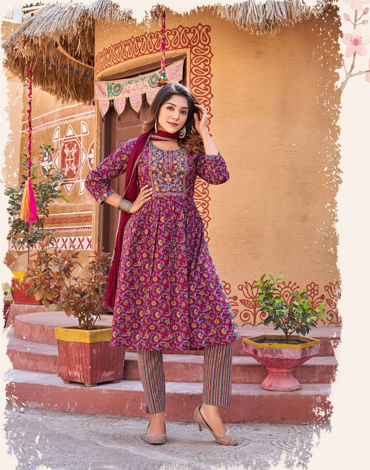 COTTON NYRA BY OSSM 01 TO 06 SERIES BEAUTIFUL STYLISH SUITS FANCY COLORFUL CASUAL WEAR & ETHNIC WEAR & READY TO WEAR COTTON PRINT DRESSES AT WHOLESALE PRICE