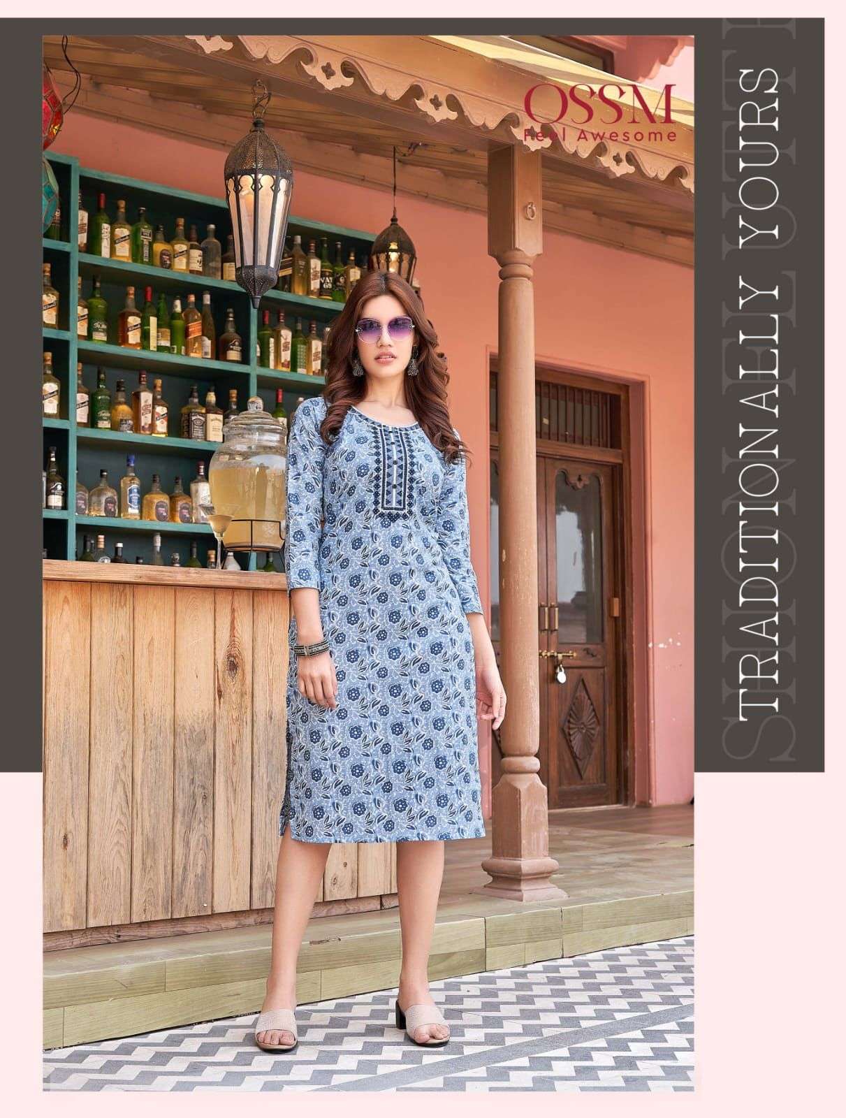 WOMEN ETHNICS SUMMER SHADES PURE COTTON KURTI WITH BOTTON AND DUATTA AT  WHOLESALE RATE SURAT