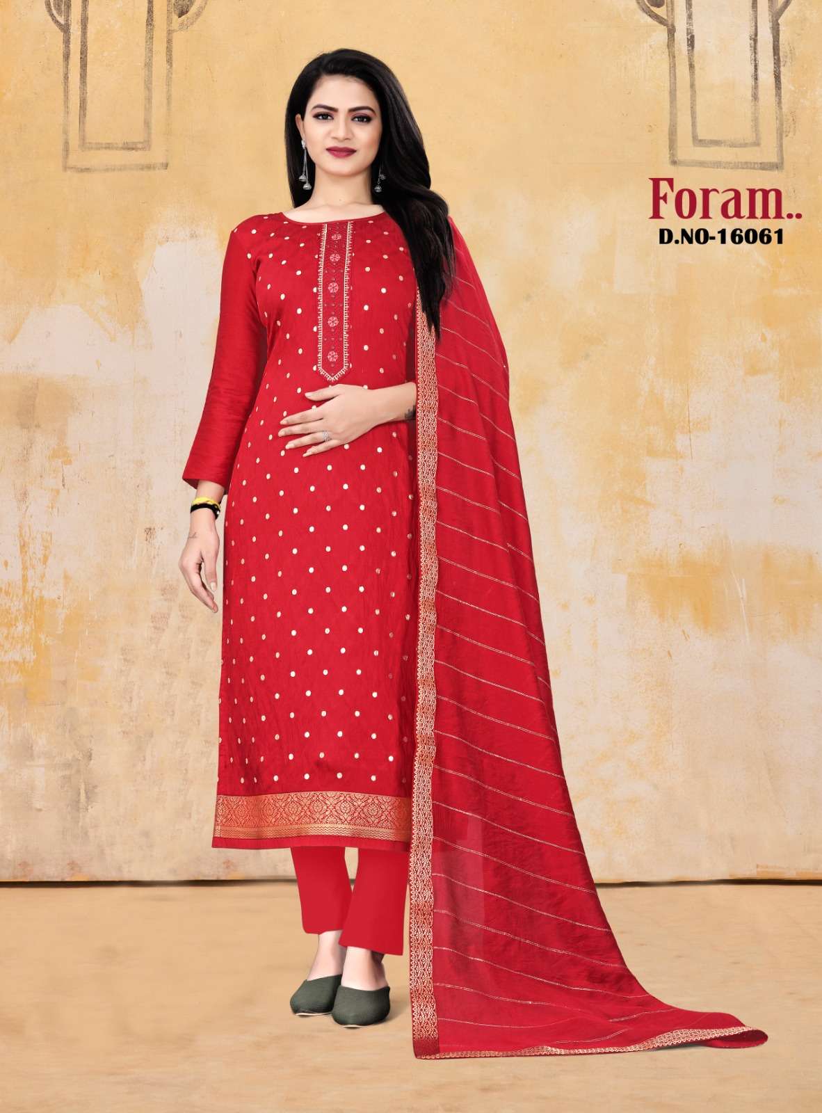 FORAM BY PANCH RATNA 16061 TO 16064 SERIES BEAUTIFUL SUITS COLORFUL STYLISH FANCY CASUAL WEAR & ETHNIC WEAR VISCOSE SILK DRESSES AT WHOLESALE PRICE