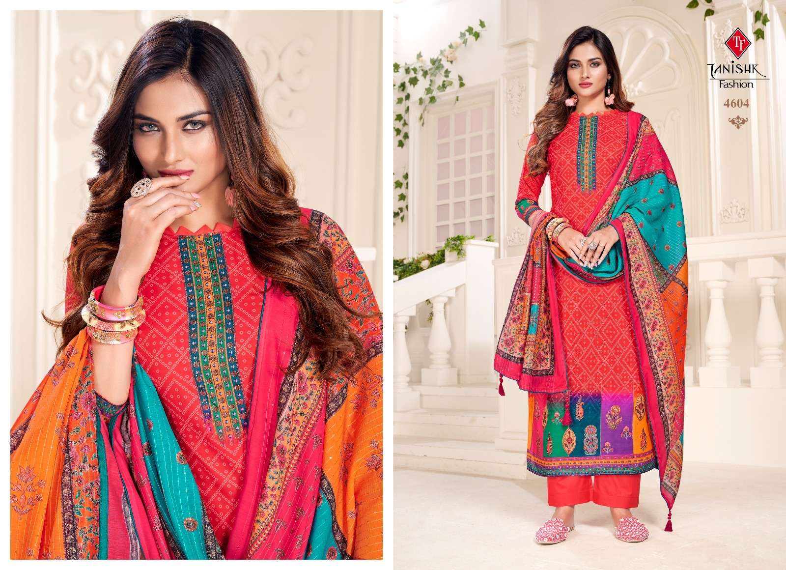 Ek-Punjabi Kudi By Tanishk Fashion 4601 To 4606 Series Beautiful Suits Colorful Stylish Fancy Casual Wear & Ethnic Wear Muslin Digital Print Dresses At Wholesale Price