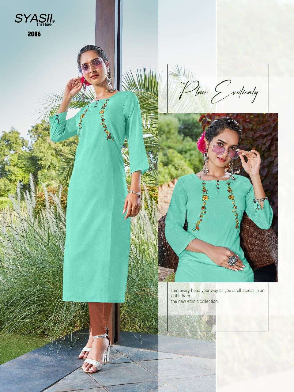 Aayat By Syasii 2001 To 2006 Series Designer Stylish Fancy Colorful Beautiful Party Wear & Ethnic Wear Collection Pure Cotton Kurtis At Wholesale Price