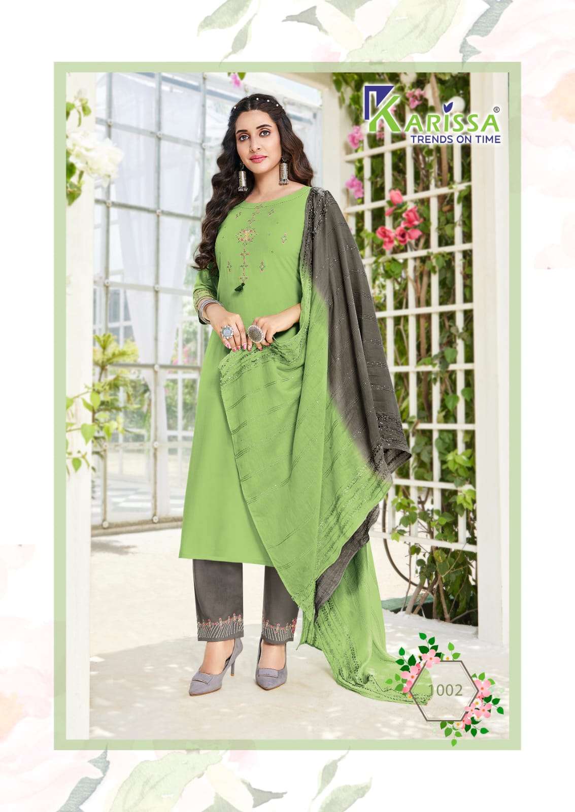 ANANYA BY KARISSA 1001 TO 1006 SERIES BEAUTIFUL SUITS COLORFUL STYLISH FANCY CASUAL WEAR & ETHNIC WEAR RAYON DRESSES AT WHOLESALE PRICE