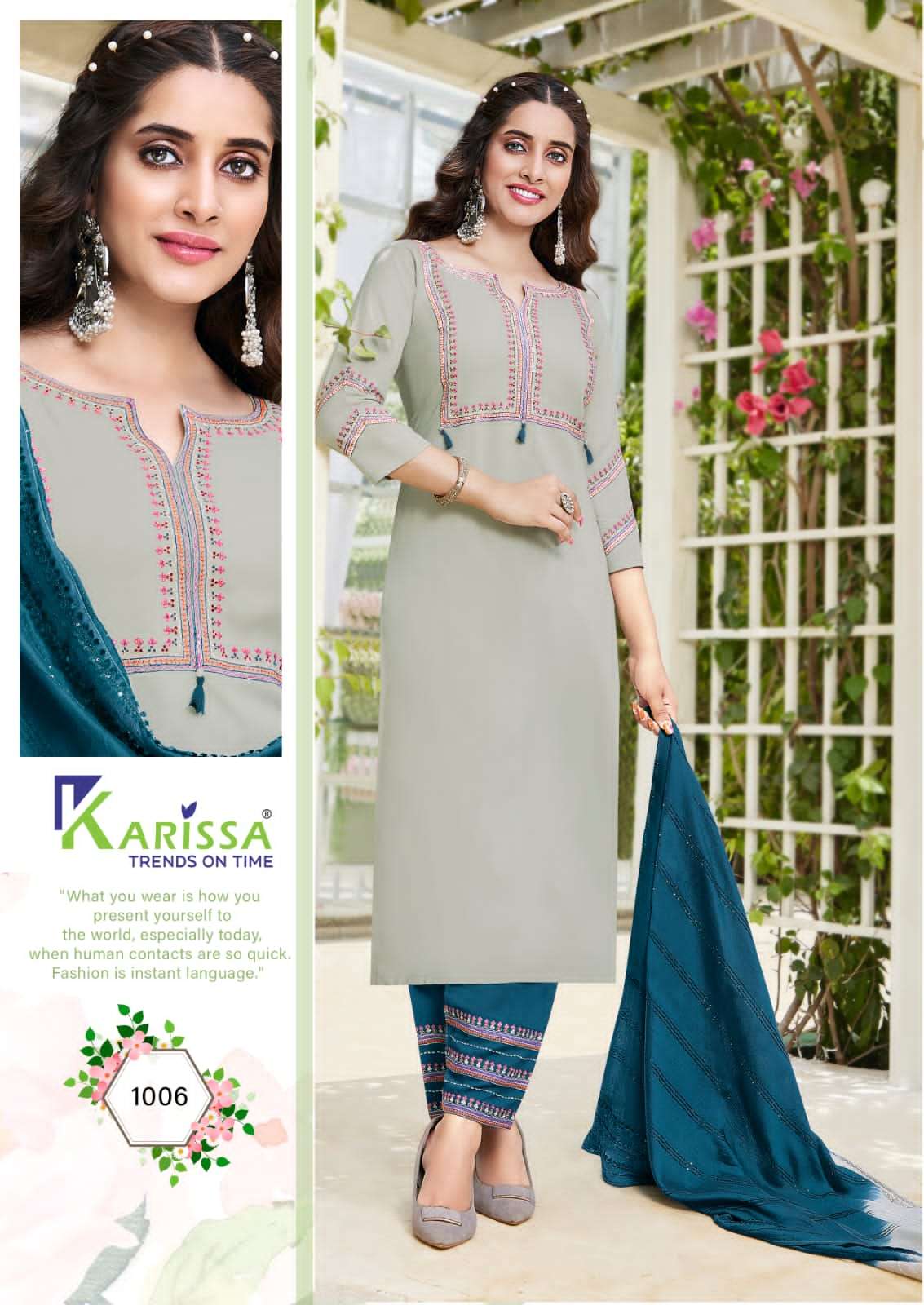 ANANYA BY KARISSA 1001 TO 1006 SERIES BEAUTIFUL SUITS COLORFUL STYLISH FANCY CASUAL WEAR & ETHNIC WEAR RAYON DRESSES AT WHOLESALE PRICE
