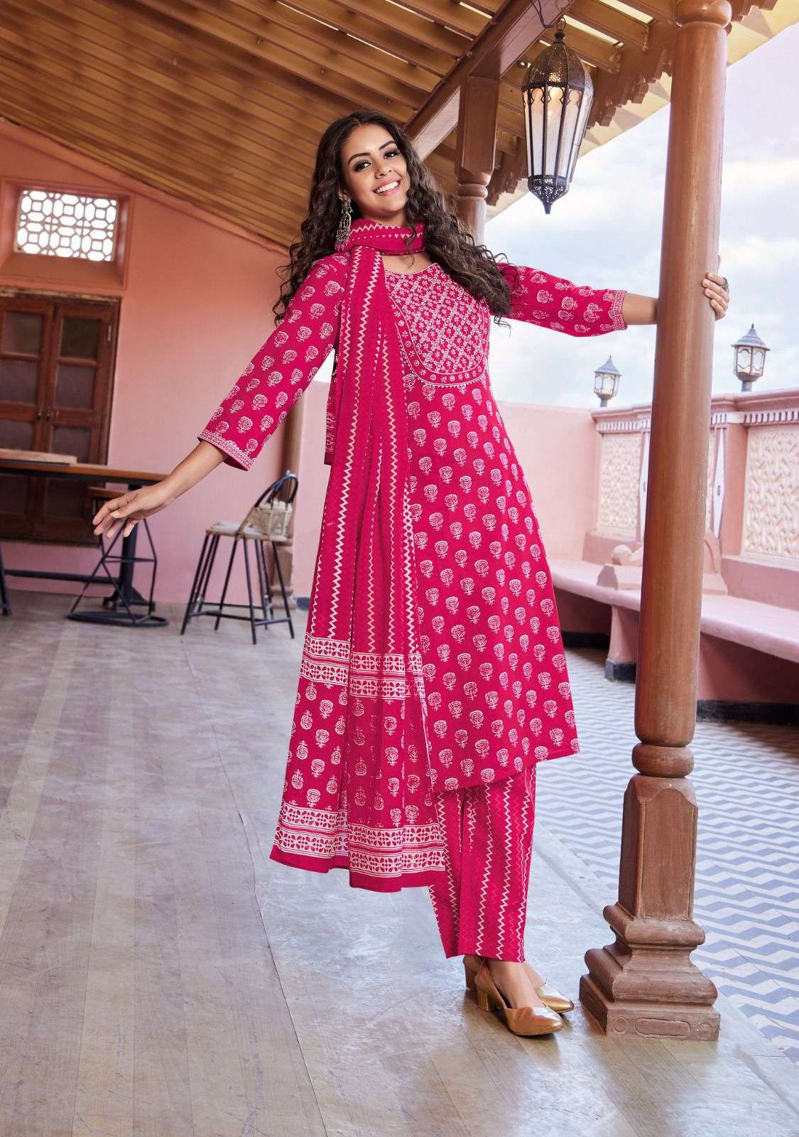 Dollar Vol-2 By Ladies Flavour 1001 To 1004 Series Beautiful Suits Colorful Stylish Fancy Casual Wear & Ethnic Wear Pure Cotton Dresses At Wholesale Price