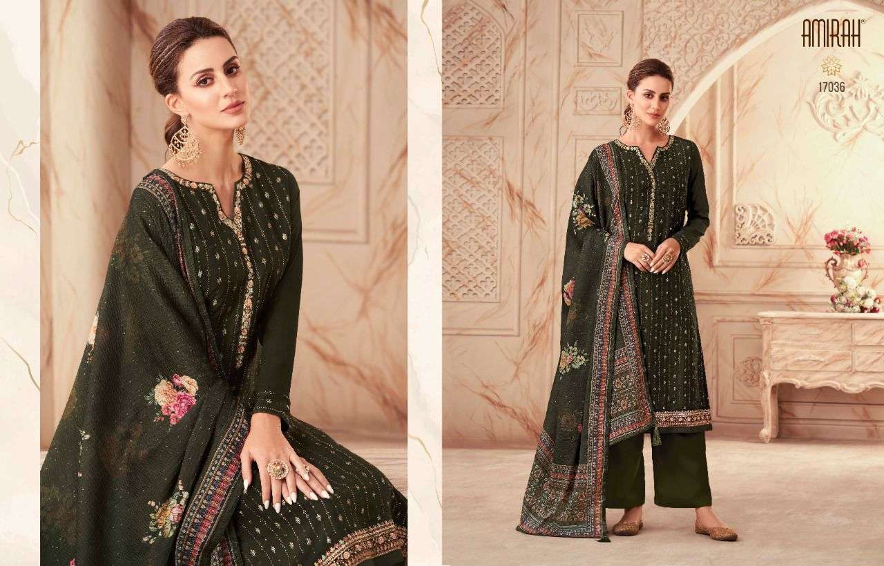 Libas By Amirah 17031 To 17036 Series Beautiful Suits Colorful Stylish Fancy Casual Wear & Ethnic Wear Chinnon Silk Dresses At Wholesale Price