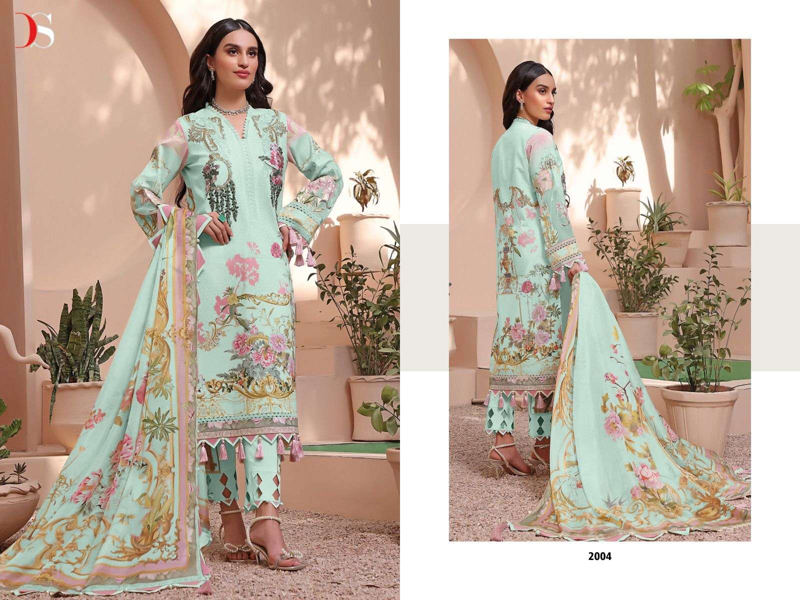 Firdous Queens Court Remix By Deepsy Suits Designer Pakistani Suits Beautiful Fancy Stylish Colorful Party Wear & Occasional Wear Pure Cotton Printed Embroidery Dresses At Wholesale Price