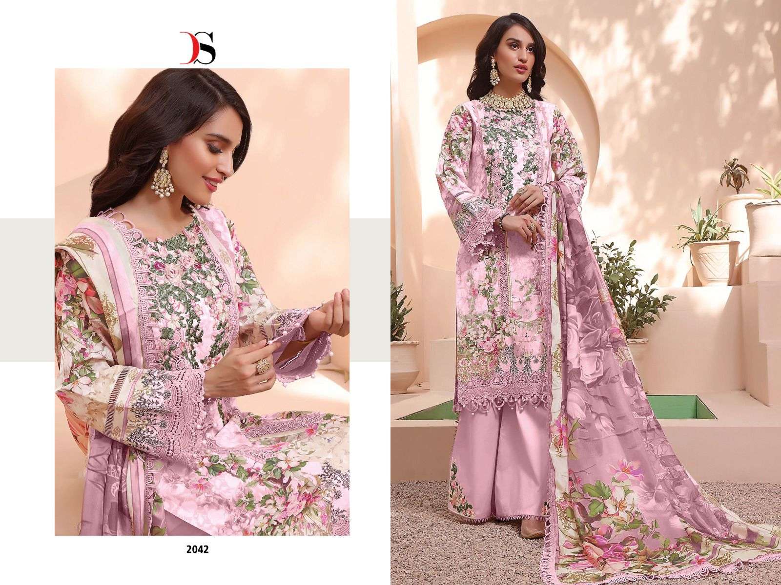 Firdous Queens Court Remix By Deepsy Suits Designer Pakistani Suits Beautiful Fancy Stylish Colorful Party Wear & Occasional Wear Pure Cotton Printed Embroidery Dresses At Wholesale Price