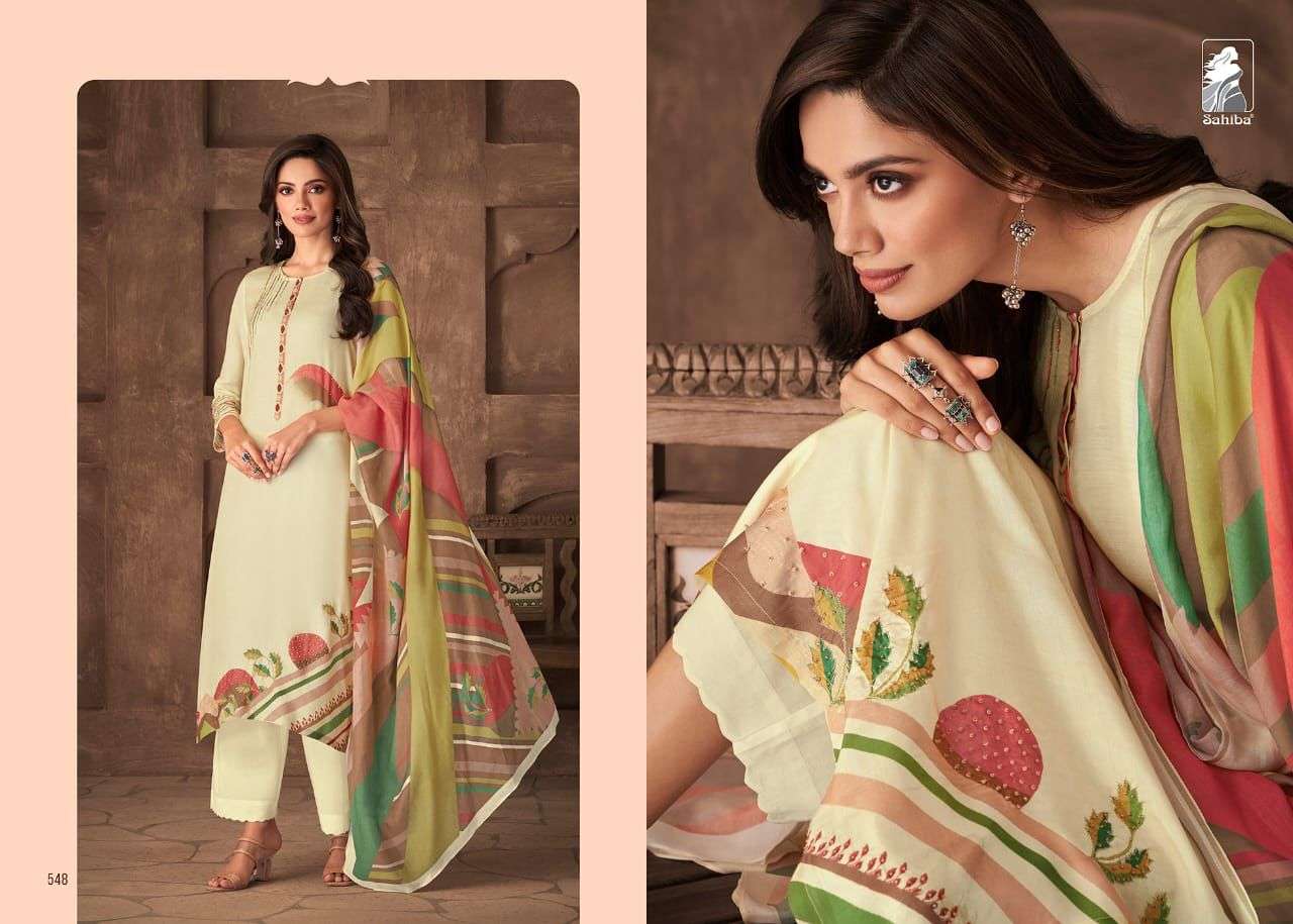 ITRA BY SAHIBA FABRICS BEAUTIFUL SUITS COLORFUL STYLISH FANCY CASUAL WEAR & ETHNIC WEAR MUSLIN SILK DRESSES AT WHOLESALE PRICE