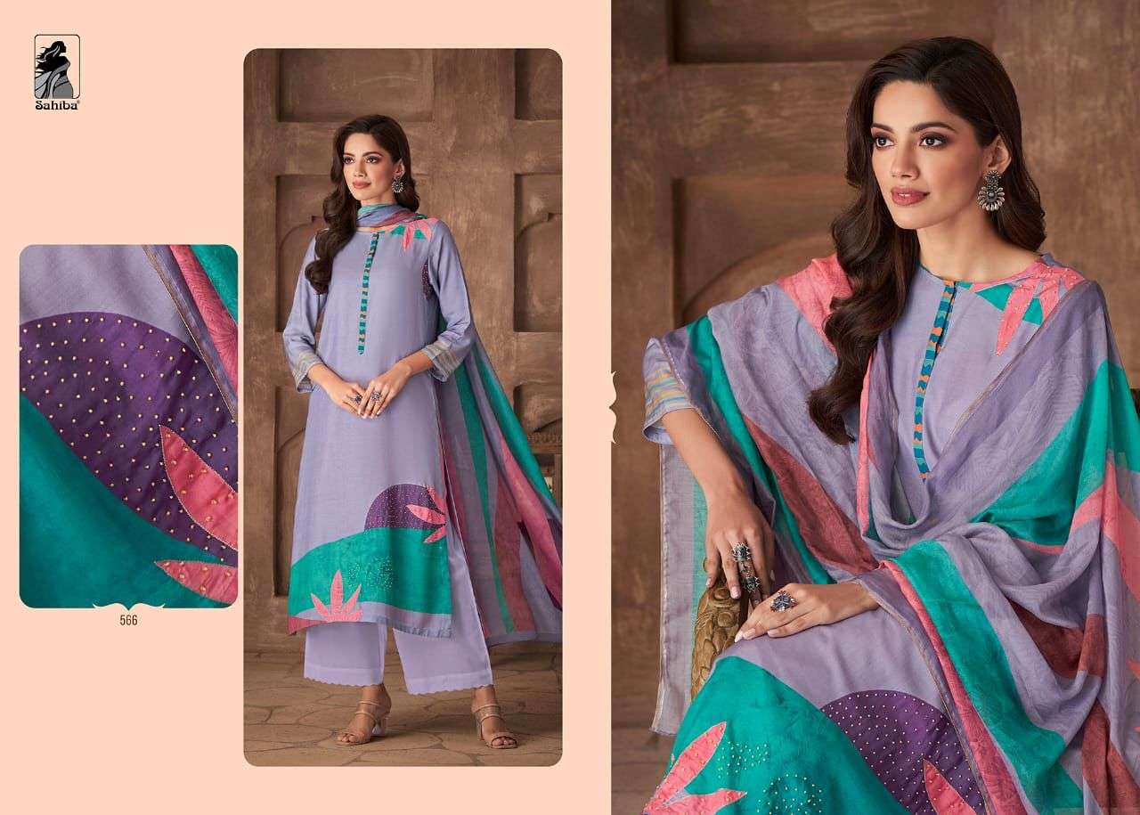 ITRA BY SAHIBA FABRICS BEAUTIFUL SUITS COLORFUL STYLISH FANCY CASUAL WEAR & ETHNIC WEAR MUSLIN SILK DRESSES AT WHOLESALE PRICE
