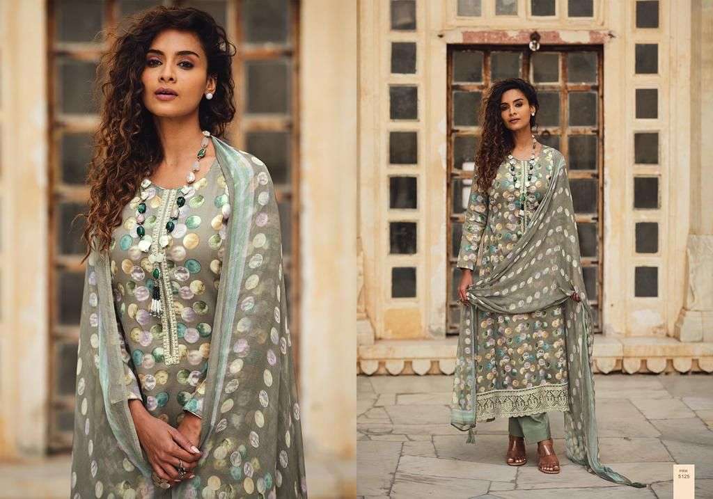 AMEENAH BY PRM TRENDZ 5122 TO 5131 SERIES DESIGNER SUITS COLLECTION BEAUTIFUL STYLISH COLORFUL FANCY PARTY WEAR & OCCASIONAL WEAR PURE JAM COTTON DRESSES AT WHOLESALE PRICE