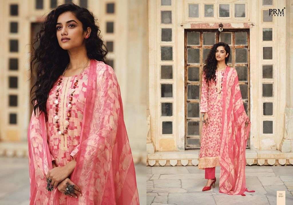 AMEENAH BY PRM TRENDZ 5122 TO 5131 SERIES DESIGNER SUITS COLLECTION BEAUTIFUL STYLISH COLORFUL FANCY PARTY WEAR & OCCASIONAL WEAR PURE JAM COTTON DRESSES AT WHOLESALE PRICE