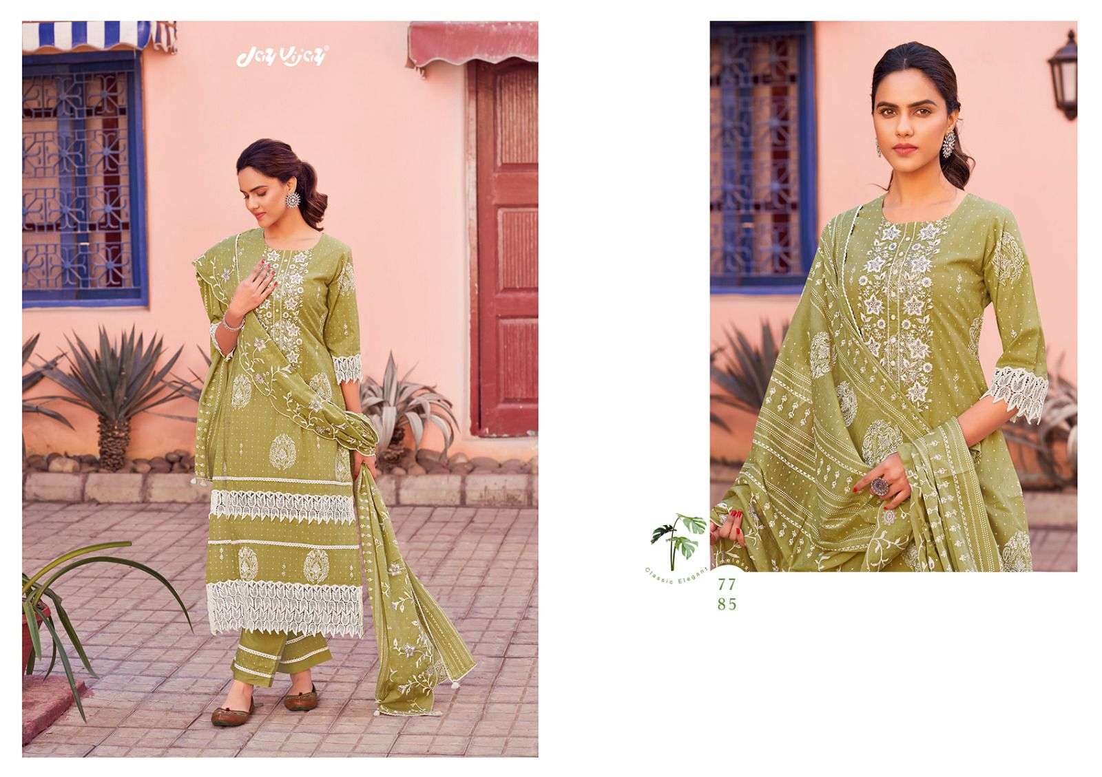 AMORENA BY JAY VIJAY PRINTS 7781 TO 7788 SERIES BEAUTIFUL SUITS COLORFUL STYLISH FANCY CASUAL WEAR & ETHNIC WEAR PURE COTTON DIGITAL PRINT DRESSES AT WHOLESALE PRICE