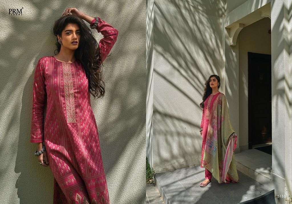 RINAZ BY PRM TRENDZ 5130 TO 5137 SERIES BEAUTIFUL SUITS COLORFUL STYLISH FANCY CASUAL WEAR & ETHNIC WEAR PURE JAM SILK DRESSES AT WHOLESALE PRICE