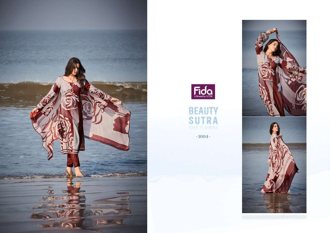 KATE BY FIDA 1001 TO 1006 SERIES BEAUTIFUL FESTIVE SUITS COLORFUL STYLISH FANCY CASUAL WEAR & ETHNIC WEAR COTTON SLUB DRESSES AT WHOLESALE PRICE