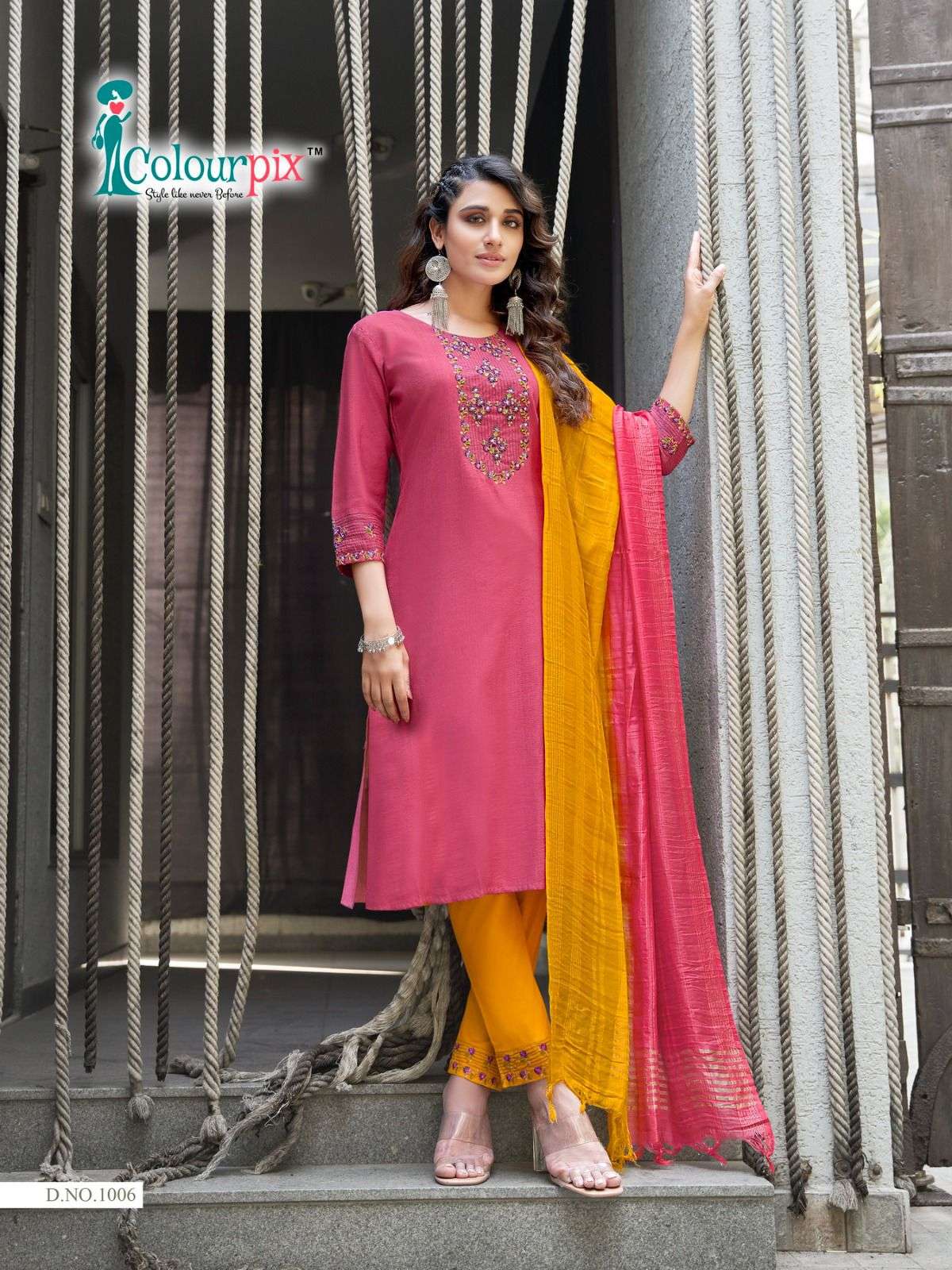 MAHI VOL-1 BY COLOURPIX 1001 TO 1006 SERIES DESIGNER SUITS BEAUTIFUL STYLISH FANCY COLORFUL PARTY WEAR & ETHNIC WEAR VISCOSE RAYON DRESSES AT WHOLESALE PRICE