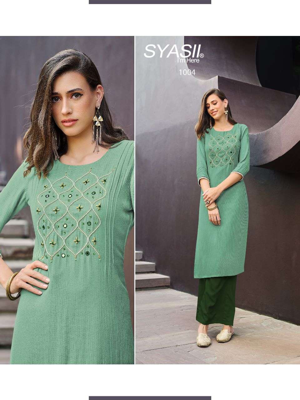 MAGICAL BEAUTY VOL-2 BY SYASII 1001 TO 1004 SERIES DESIGNER STYLISH FANCY COLORFUL BEAUTIFUL PARTY WEAR & ETHNIC WEAR COLLECTION VISCOSE RAYON KURTIS AT WHOLESALE PRICE