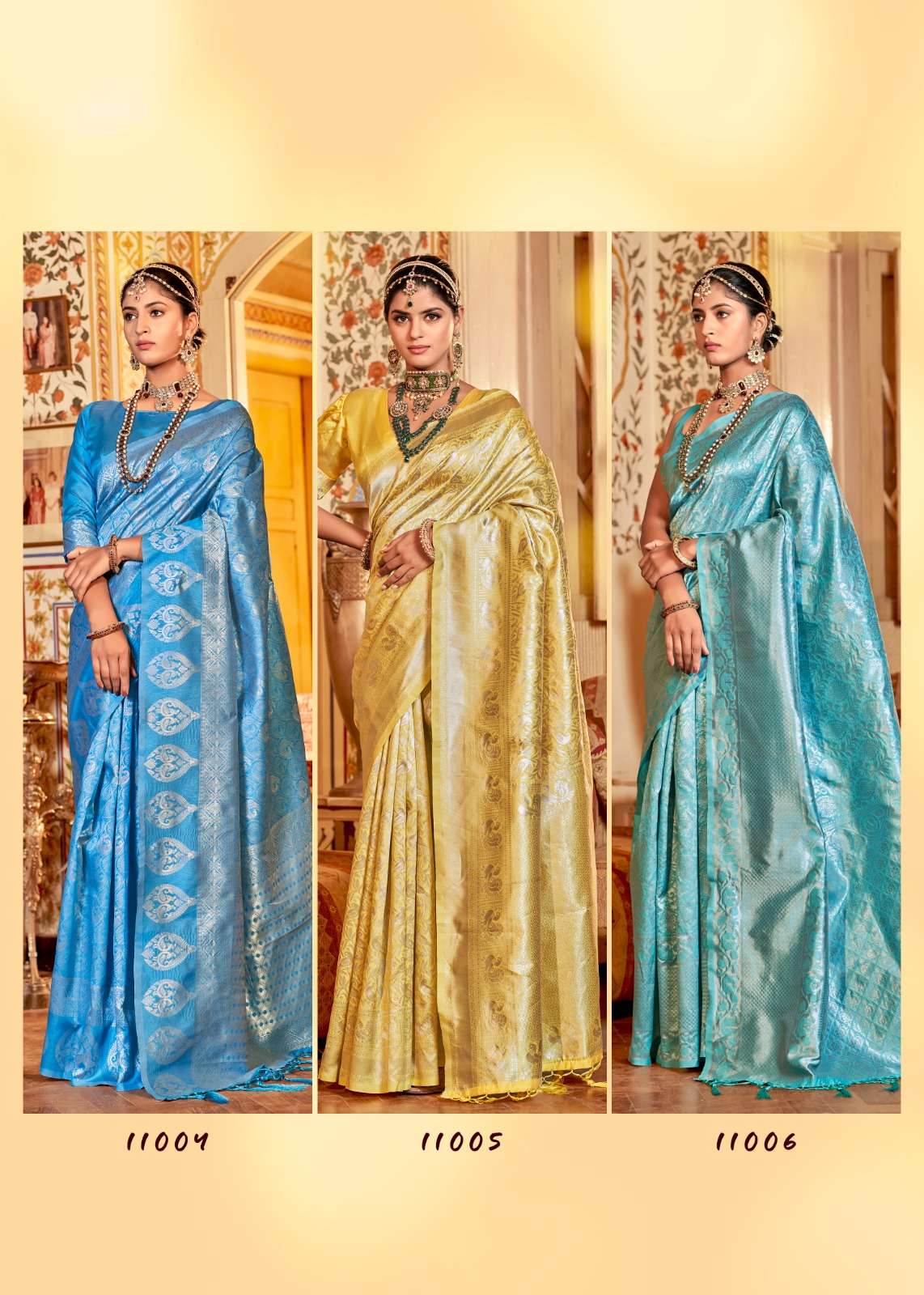 SAILAJA BY THE FABRICA 11001 TO 11006 SERIES INDIAN TRADITIONAL WEAR COLLECTION BEAUTIFUL STYLISH FANCY COLORFUL PARTY WEAR & OCCASIONAL WEAR COTTON SILK SAREES AT WHOLESALE PRICE