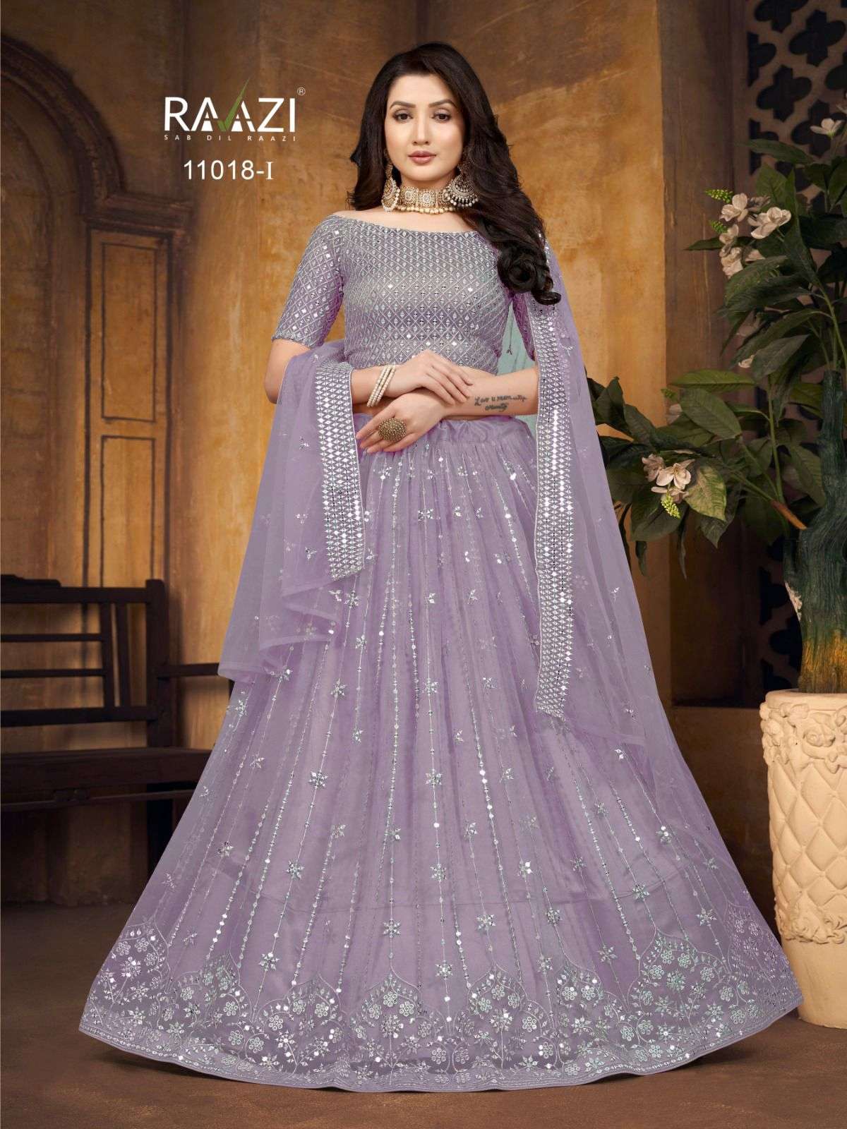 Mirror Magic 11018 Colours Vol-2 By Rama Fashion 11018-H To 11018-M Series Designer Beautiful Collection Occasional Wear & Party Wear Butterfly Net Lehengas At Wholesale Price