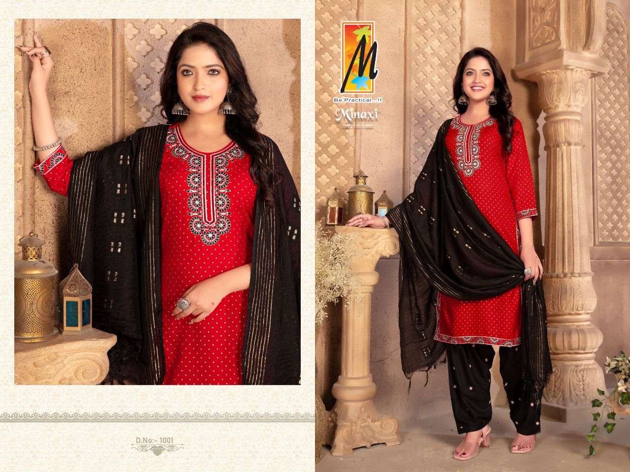 Minaxi By Master 1001 To 1008 Series Designer Patiyala Suits Collection Beautiful Stylish Fancy Colorful Party Wear & Occasional Wear Rayon Print Dresses At Wholesale Price