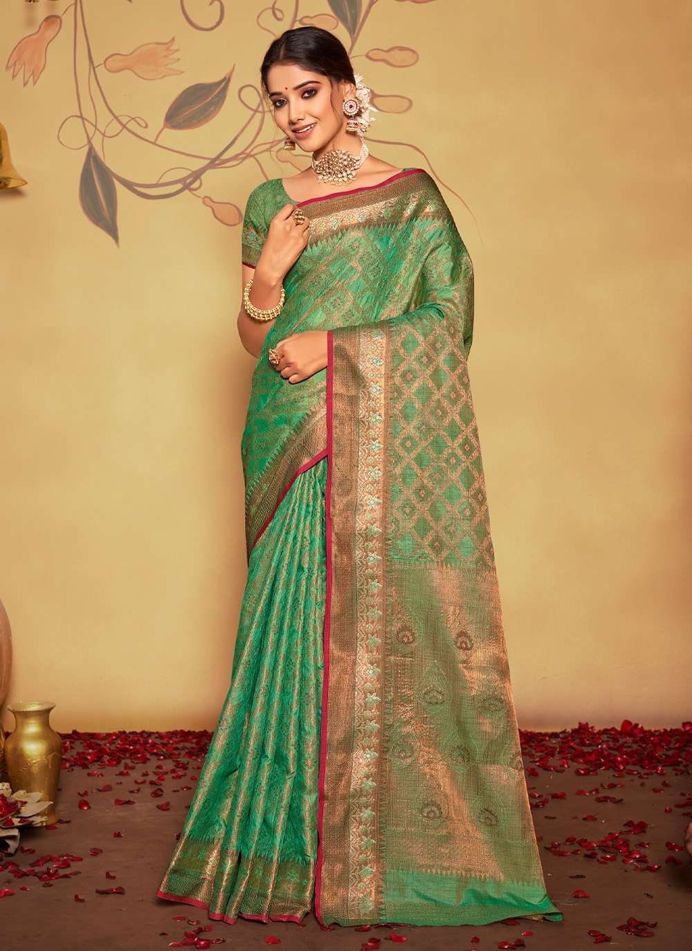 Manikarnika By Sangam Prints 2849 To 2854 Series Indian Traditional Wear Collection Beautiful Stylish Fancy Colorful Party Wear & Occasional Wear Banarasi Silk Sarees At Wholesale Price