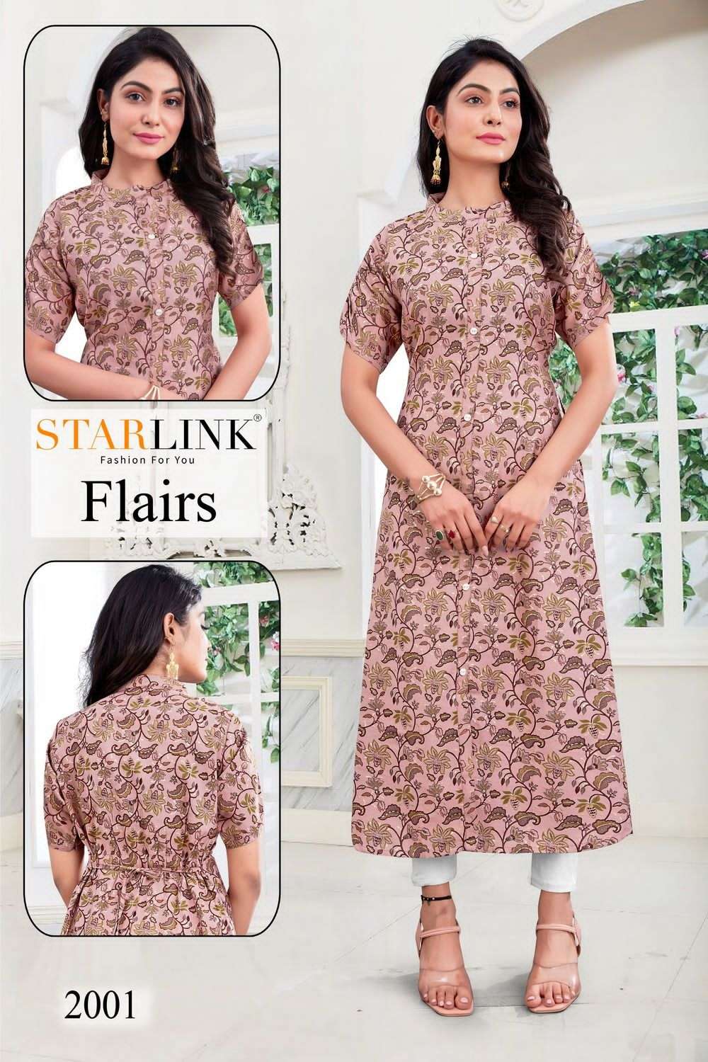 Flairs By Starlink 2001 To 2010 Series Beautiful Stylish Fancy Colorful Casual Wear & Ethnic Wear Modal Viscose Prints Kurtis At Wholesale Price