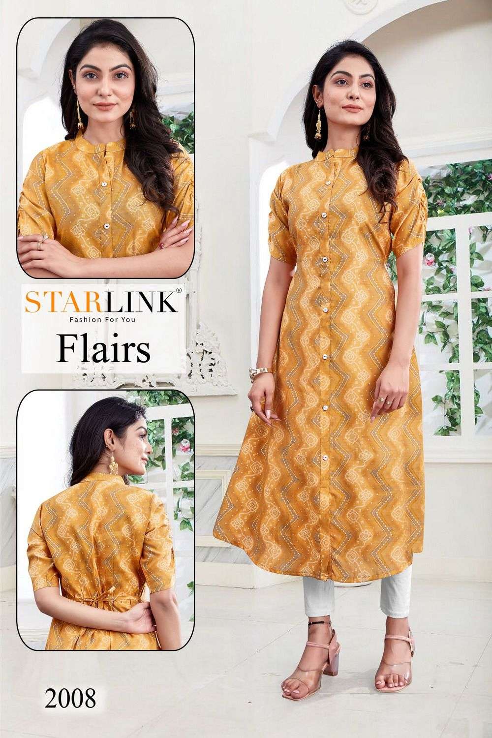 Flairs By Starlink 2001 To 2010 Series Beautiful Stylish Fancy Colorful Casual Wear & Ethnic Wear Modal Viscose Prints Kurtis At Wholesale Price