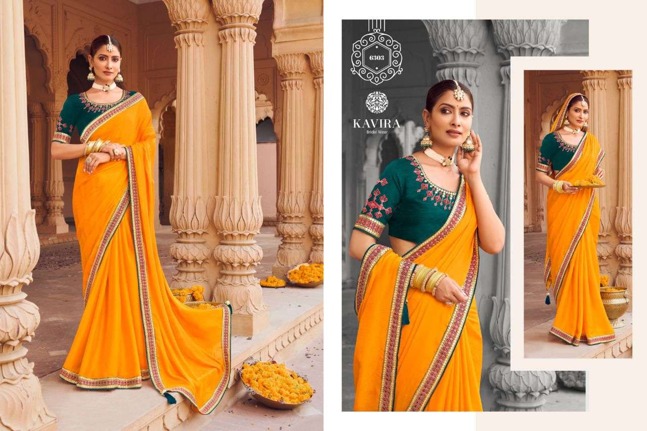 Aadhya By Kavira 6301 To 6309 Series Indian Traditional Wear Collection Beautiful Stylish Fancy Colorful Party Wear & Occasional Wear Satin Silk Sarees At Wholesale Price