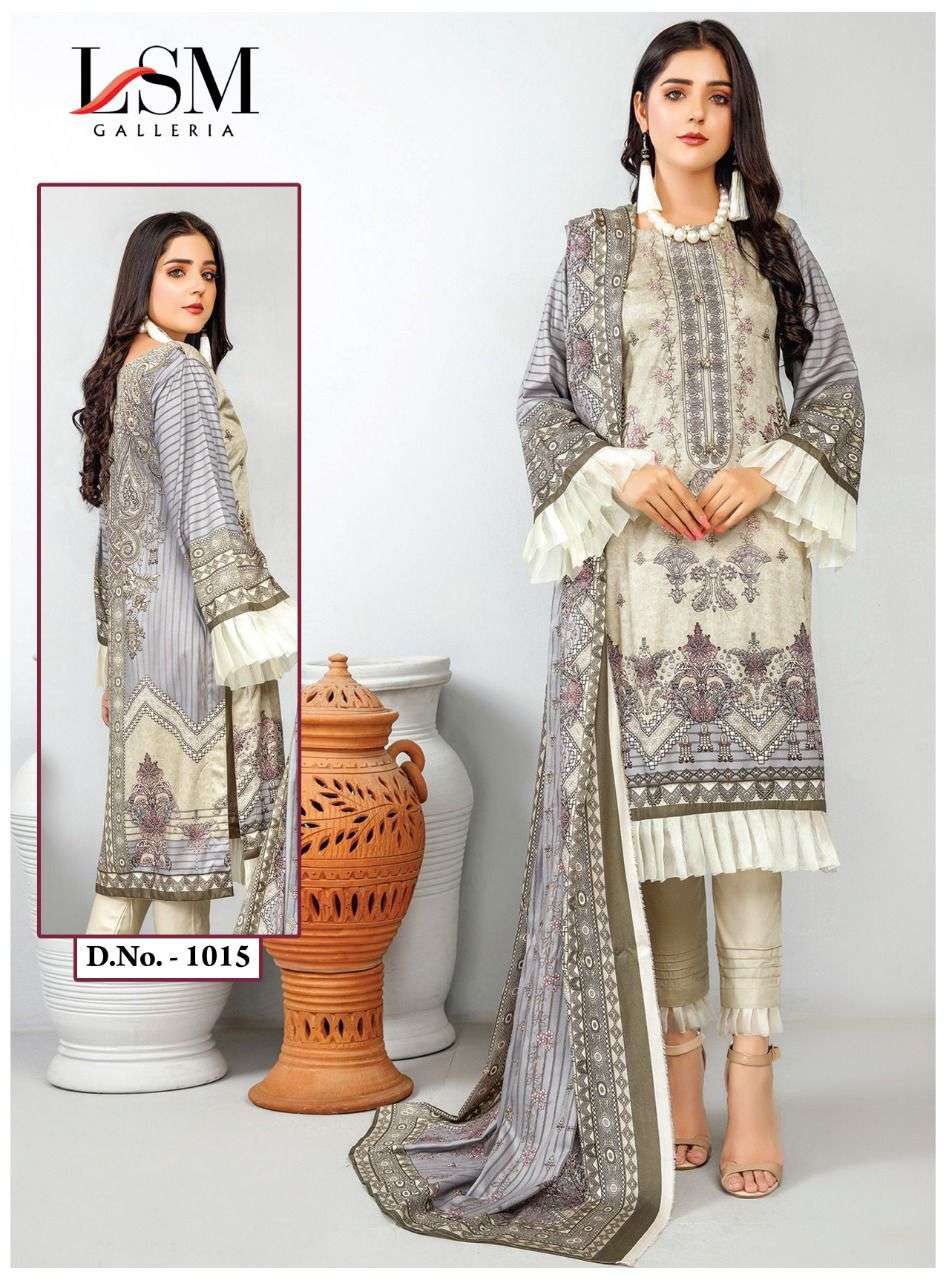 Parian Dream Vol-2 By Lsm Galleria 1011 To 1016 Series Beautiful Pakistani Suits Stylish Fancy Colorful Casual Wear & Ethnic Wear Pure Lawn Dresses At Wholesale Price