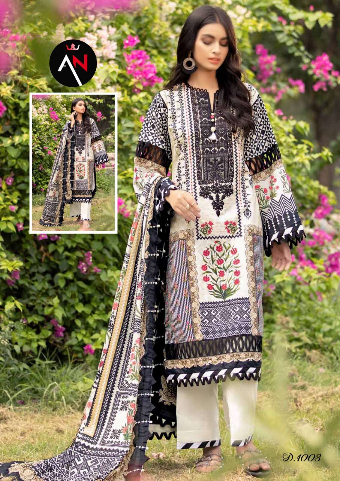 Asifa Nabeel Luxury Cotton Collection Vol-1 By Fashid Wholesale 1001 To 1008 Series Beautiful Suits Stylish Colorful Fancy Casual Wear & Ethnic Wear Cotton Print Dresses At Wholesale Price