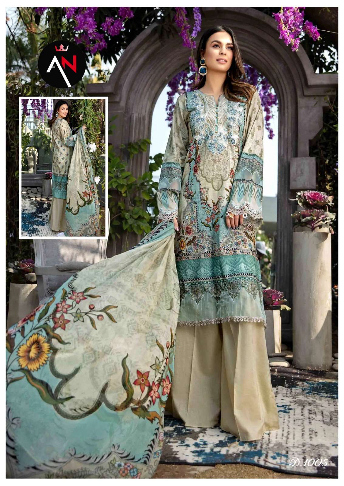 Asifa Nabeel Luxury Cotton Collection Vol-1 By Fashid Wholesale 1001 To 1008 Series Beautiful Suits Stylish Colorful Fancy Casual Wear & Ethnic Wear Cotton Print Dresses At Wholesale Price