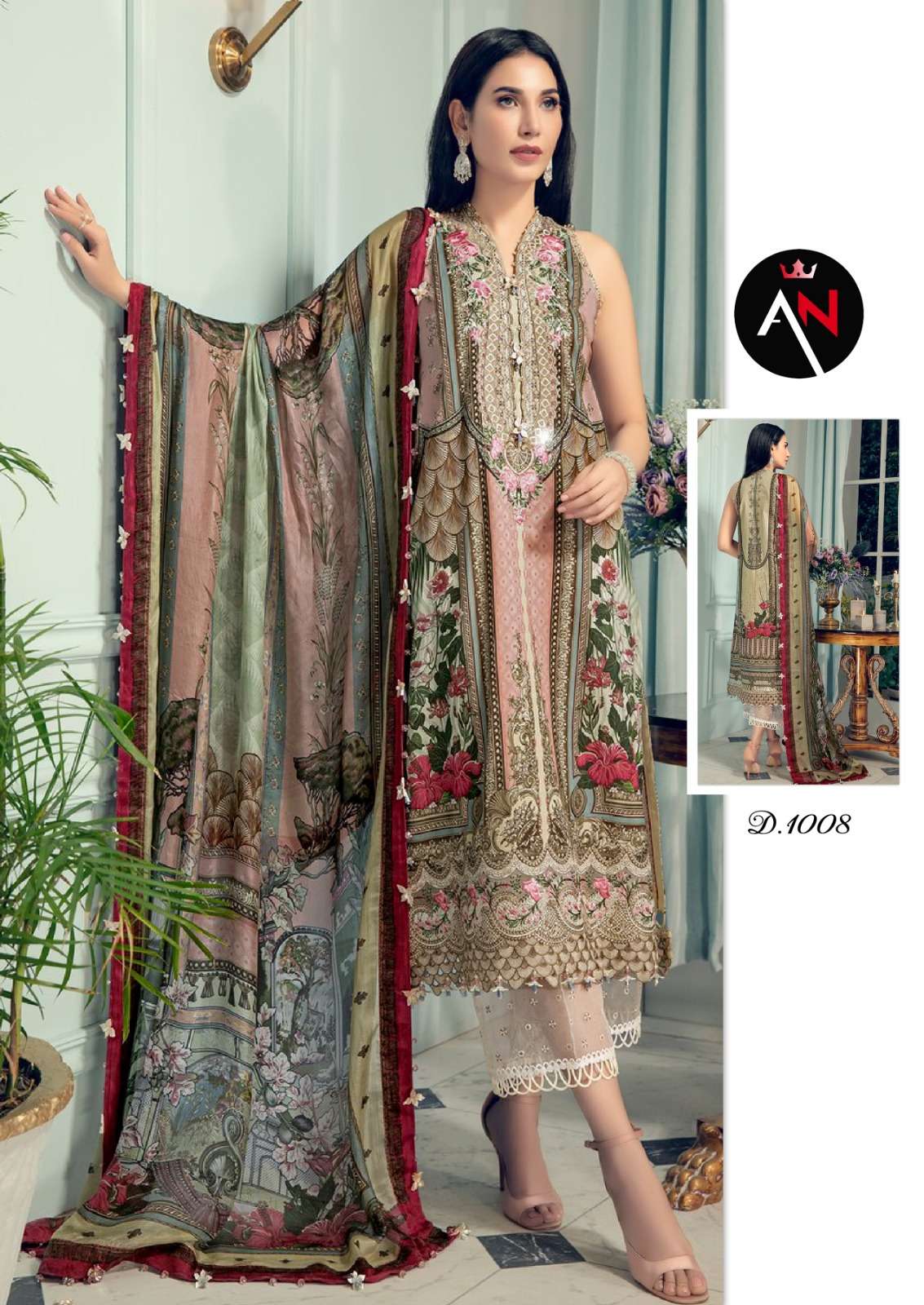 Asifa Nabeel Luxury Cotton Collection Vol-1 By Fashid Wholesale 1001 To 1008 Series Beautiful Suits Stylish Colorful Fancy Casual Wear & Ethnic Wear Cotton Print Dresses At Wholesale Price