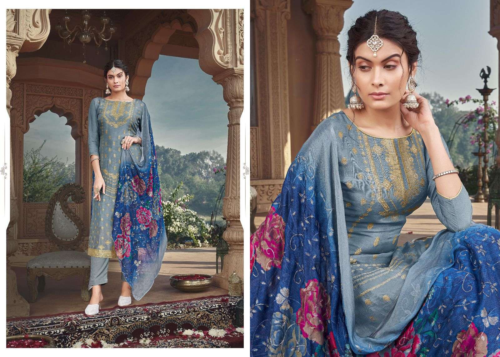 Masakali By Riana 65001 To 65007 Series Designer Sharara Suits Collection Beautiful Stylish Fancy Colorful Party Wear & Occasional Wear Viscose Silk Dresses At Wholesale Price