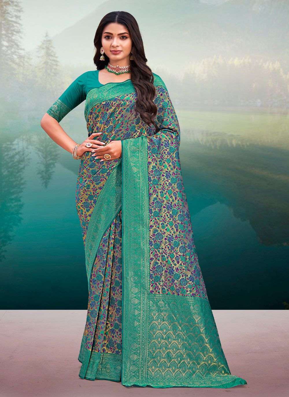 Sonpari Silk By Sangam Prints 3509 To 3514 Series Indian Traditional Wear Collection Beautiful Stylish Fancy Colorful Party Wear & Occasional Wear Banarasi Silk Sarees At Wholesale Price