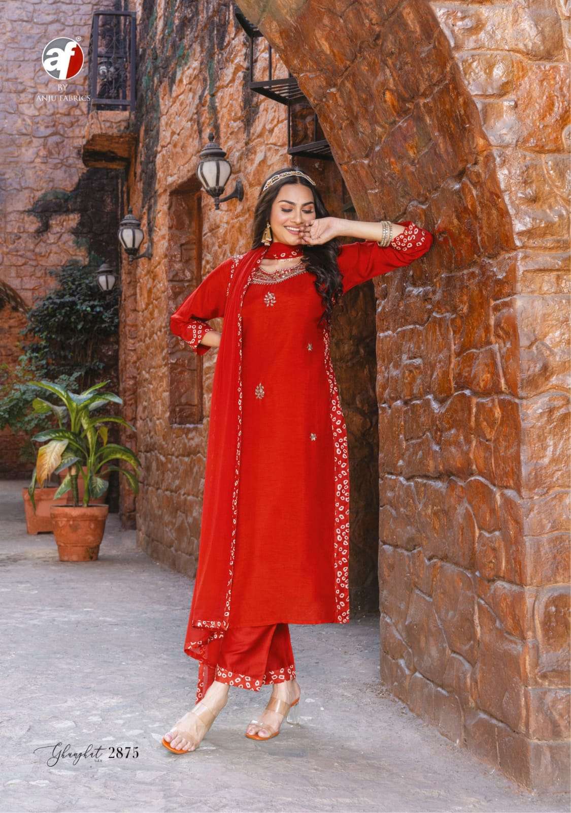 Ghunghat Vol-8 By Anju Fabrics 2871 To 2876 Series Beautiful Stylish Suits Fancy Colorful Casual Wear & Ethnic Wear & Ready To Wear Pure Viscose Silk Embroidered Dresses At Wholesale Price