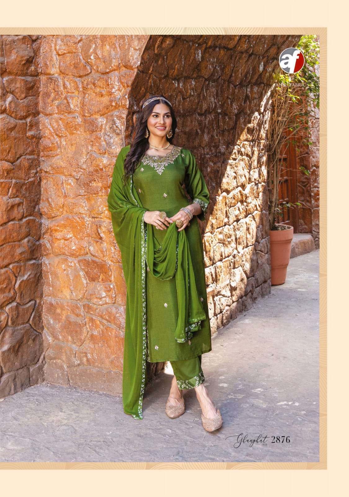 Ghunghat Vol-8 By Anju Fabrics 2871 To 2876 Series Beautiful Stylish Suits Fancy Colorful Casual Wear & Ethnic Wear & Ready To Wear Pure Viscose Silk Embroidered Dresses At Wholesale Price