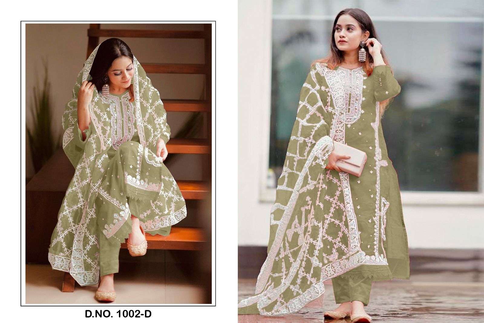BAEOQUE HIT DESIGN BY BAROQUE BEAUTIFUL PAKISTANI SUITS COLORFUL STYLISH FANCY CASUAL WEAR & PURE ORGANZA  DRESSES AT WHOLESALE PRICE
