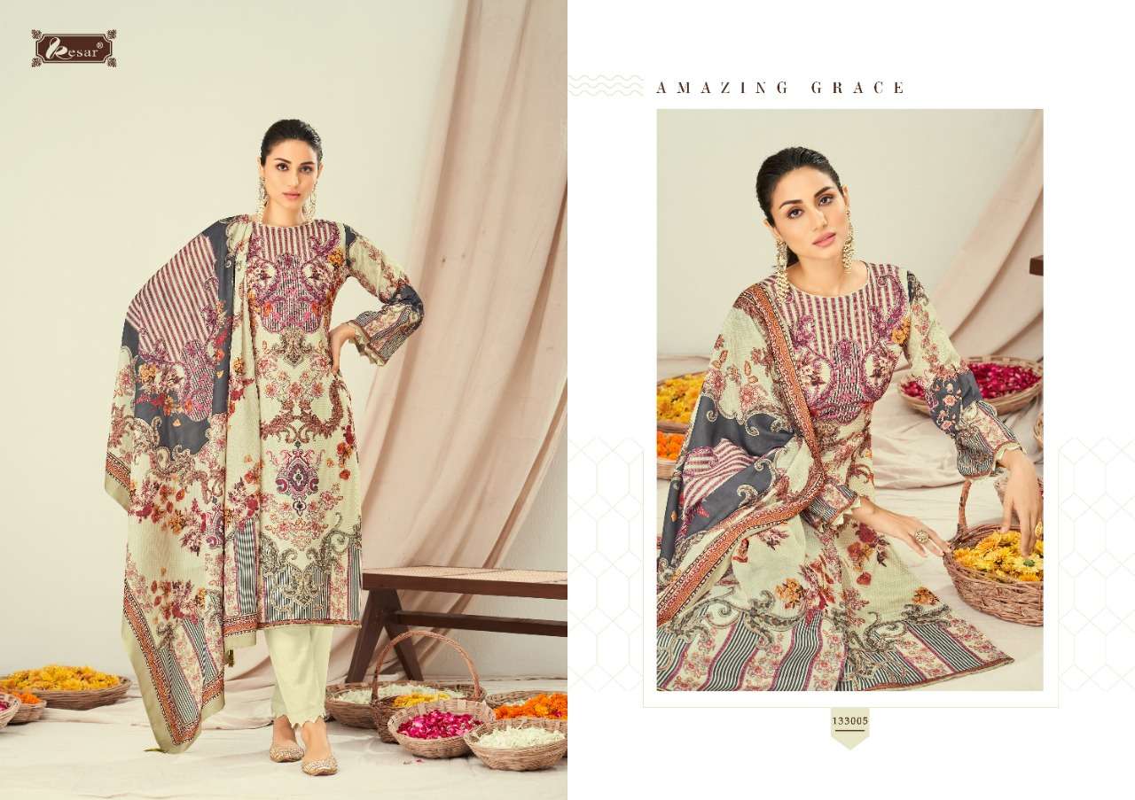 Zara Shahjahan By Kesar 133001 To 133008 Series Designer Suits Collection Beautiful Stylish Fancy Colorful Party Wear & Occasional Wear Lawn Digital Print Dresses At Wholesale Price