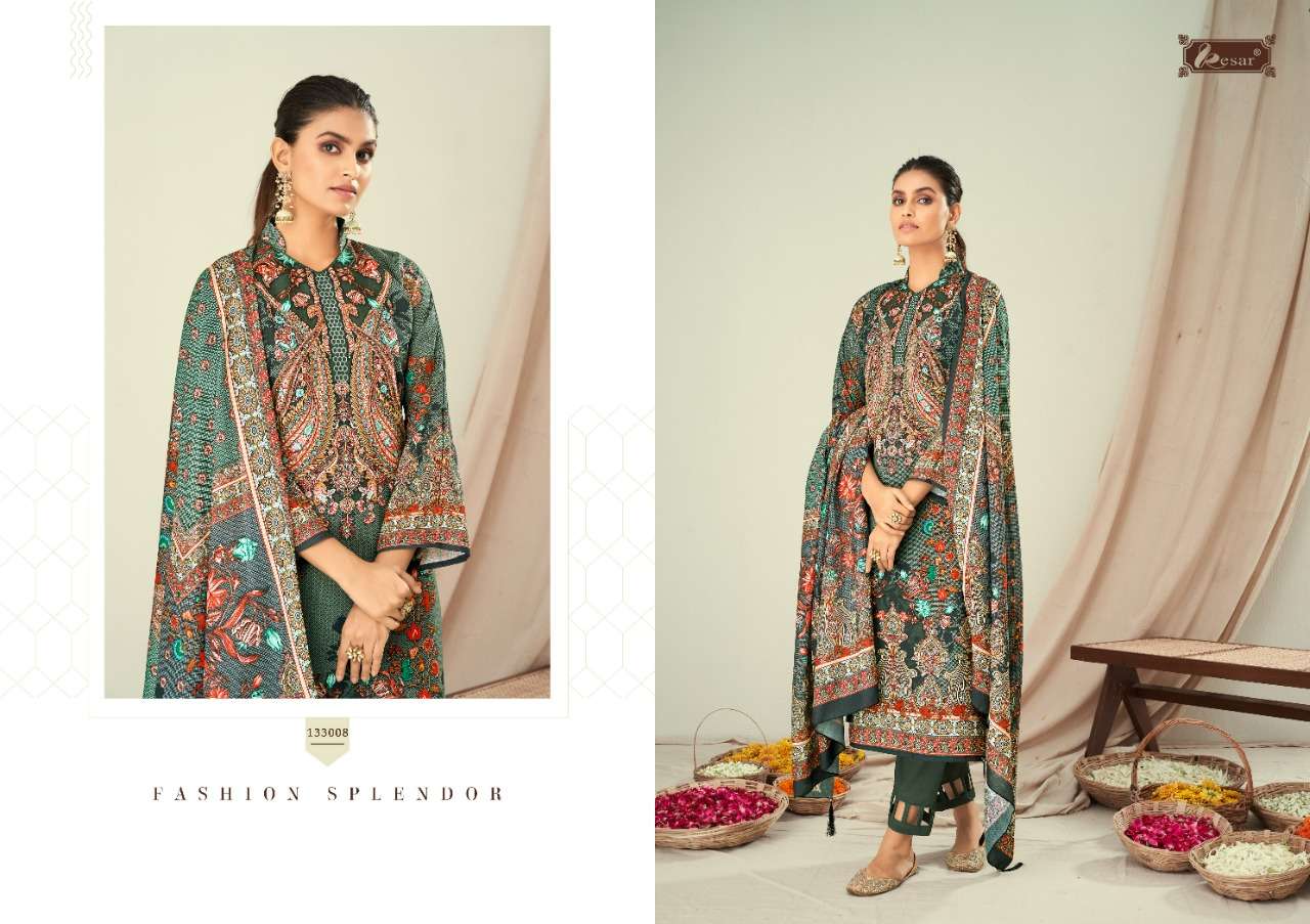 Zara Shahjahan By Kesar 133001 To 133008 Series Designer Suits Collection Beautiful Stylish Fancy Colorful Party Wear & Occasional Wear Lawn Digital Print Dresses At Wholesale Price