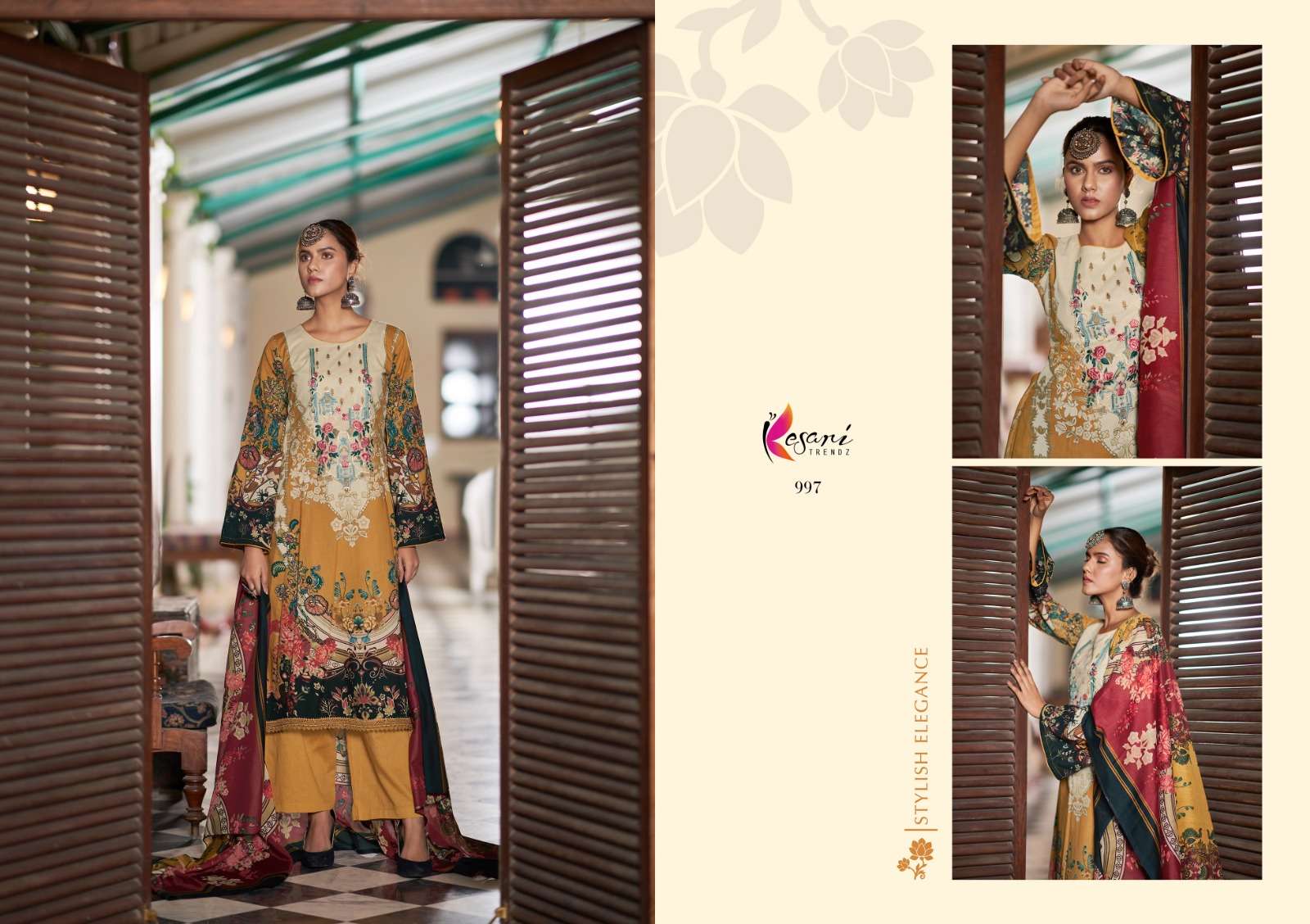 Fida By Kesari Trendz 991 To 998 Series Designer Suits Beautiful Stylish Fancy Colorful Party Wear & Occasional Wear Pure Lawn Cotton Embroidered Dresses At Wholesale Price