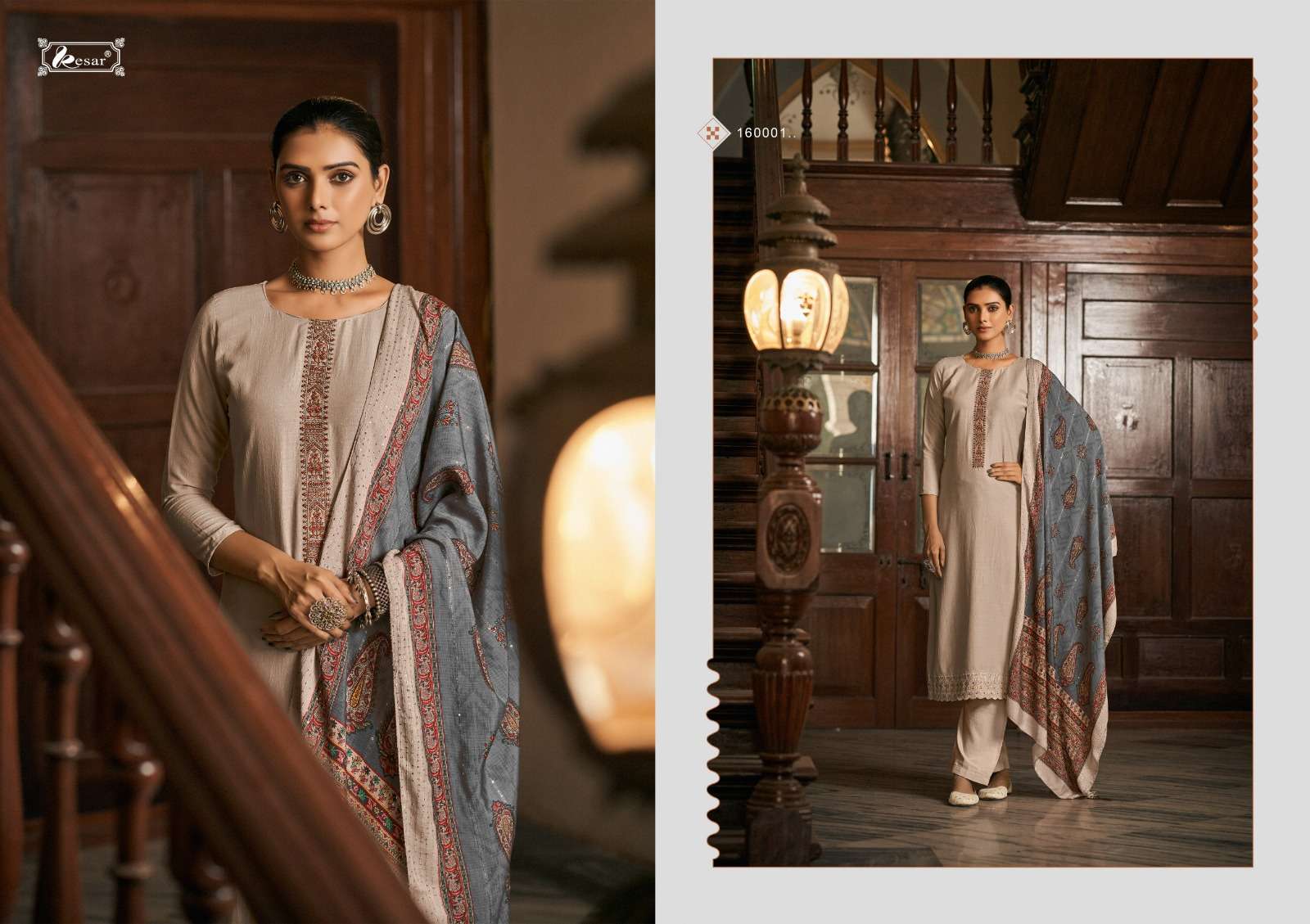 Heer By Kesar 160001 To 160006 Series Beautiful Festive Suits Colorful Stylish Fancy Casual Wear & Ethnic Wear Pure Silk Jacquard Dresses At Wholesale Price