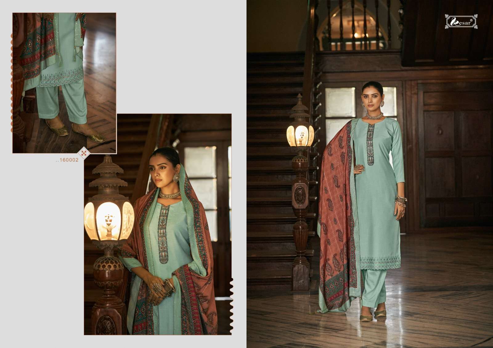 Heer By Kesar 160001 To 160006 Series Beautiful Festive Suits Colorful Stylish Fancy Casual Wear & Ethnic Wear Pure Silk Jacquard Dresses At Wholesale Price