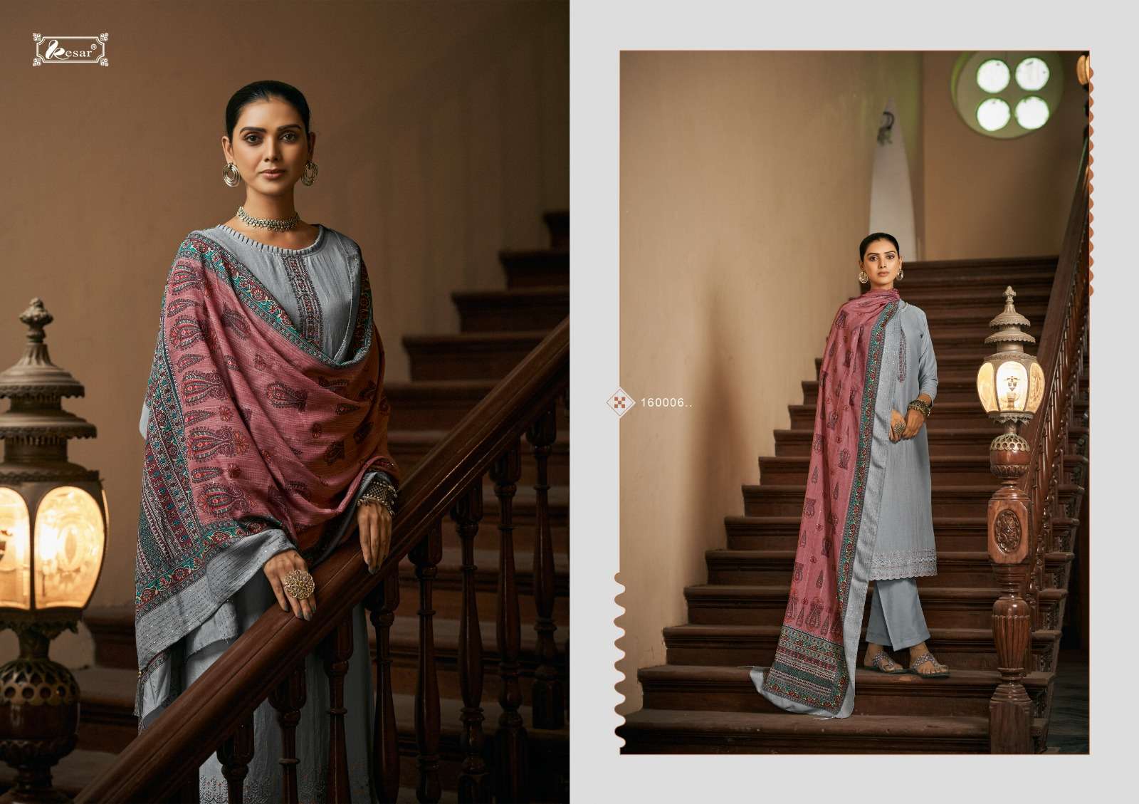 Heer By Kesar 160001 To 160006 Series Beautiful Festive Suits Colorful Stylish Fancy Casual Wear & Ethnic Wear Pure Silk Jacquard Dresses At Wholesale Price
