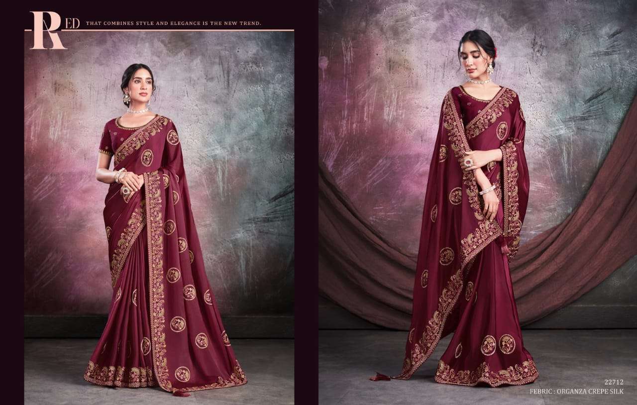 Sarisha By Mahotsav Creation 22707 To 22725 Series Indian Traditional Wear Collection Beautiful Stylish Fancy Colorful Party Wear & Occasional Wear Fancy Sarees At Wholesale Price