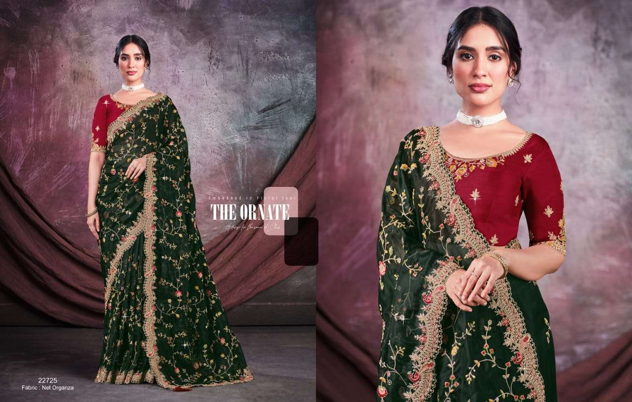 Sarisha By Mahotsav Creation 22707 To 22725 Series Indian Traditional Wear Collection Beautiful Stylish Fancy Colorful Party Wear & Occasional Wear Fancy Sarees At Wholesale Price