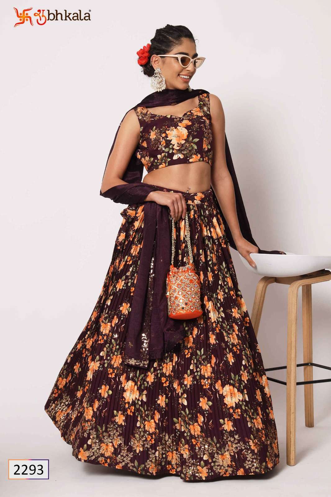 Girly Vol-26 By Shubhkala 2291 To 2299 Series Bridal Wear Collection Beautiful Stylish Colorful Fancy Party Wear & Occasional Wear Art Silk/Georgette Lehengas At Wholesale Price