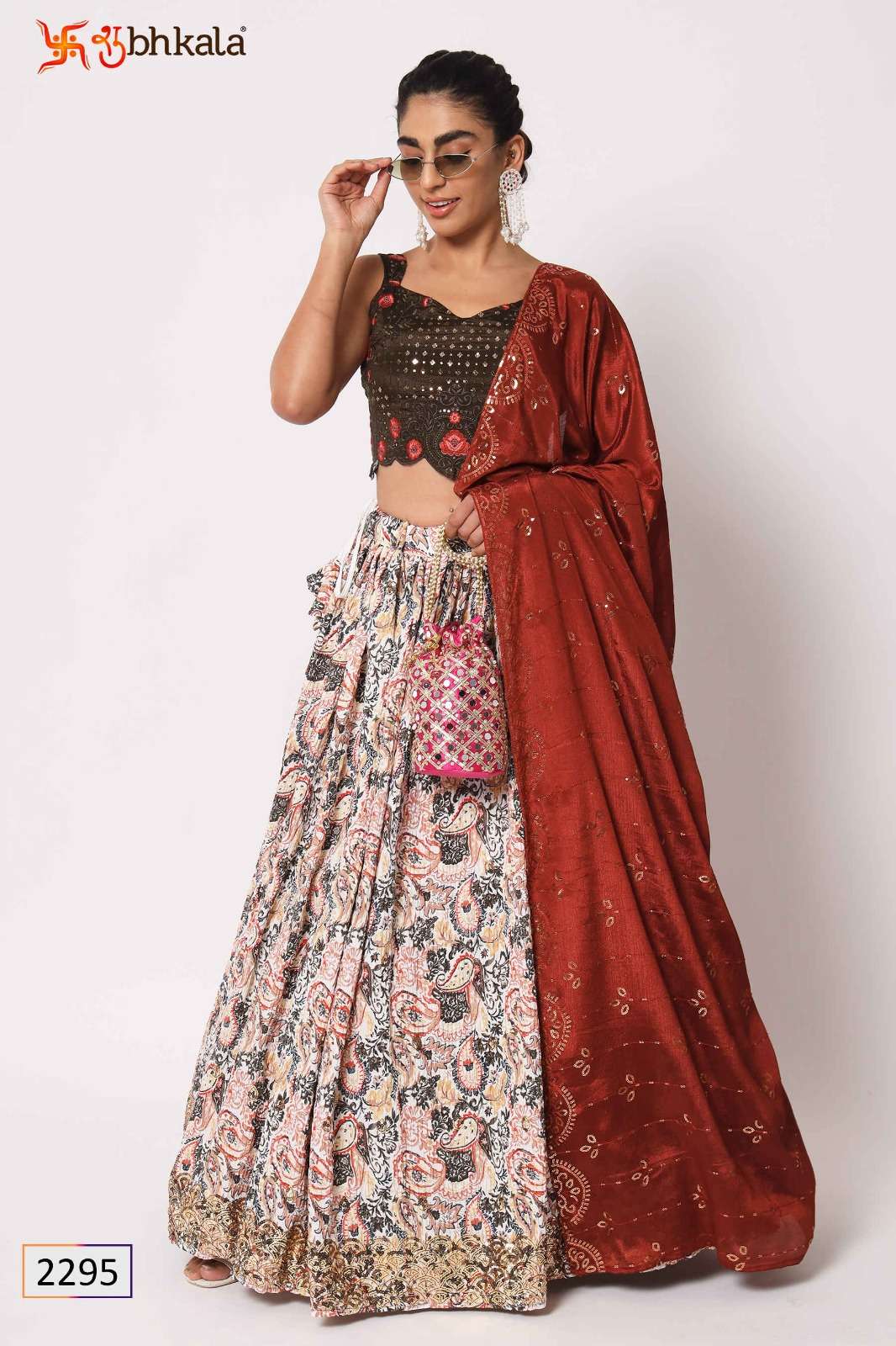 Girly Vol-26 By Shubhkala 2291 To 2299 Series Bridal Wear Collection Beautiful Stylish Colorful Fancy Party Wear & Occasional Wear Art Silk/Georgette Lehengas At Wholesale Price