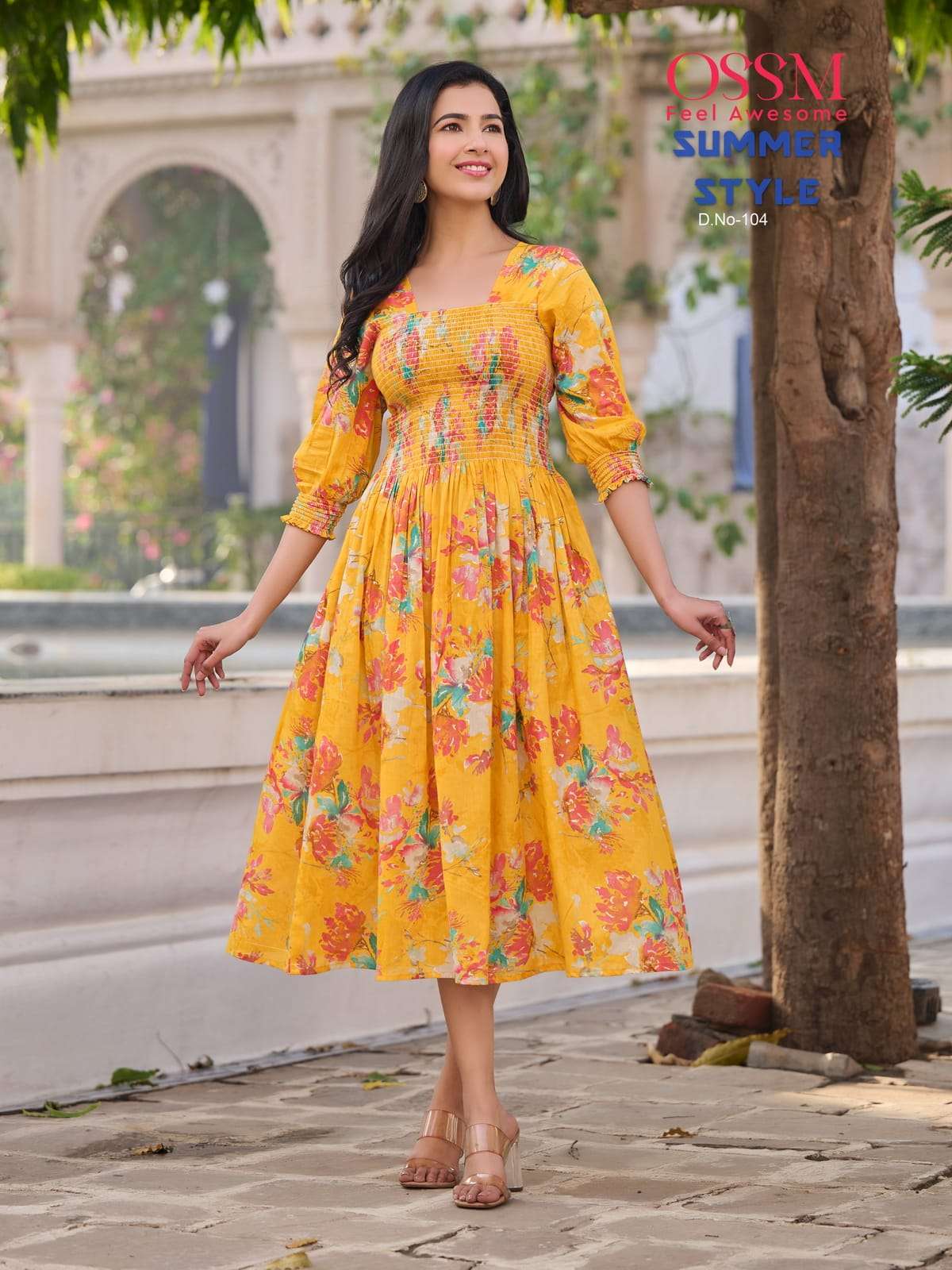Summer Style Vol-1 By Ossm 101 To 106 Series Beautiful Stylish Fancy Colorful Casual Wear & Ethnic Wear Cotton Mal Print Kurtis At Wholesale Price
