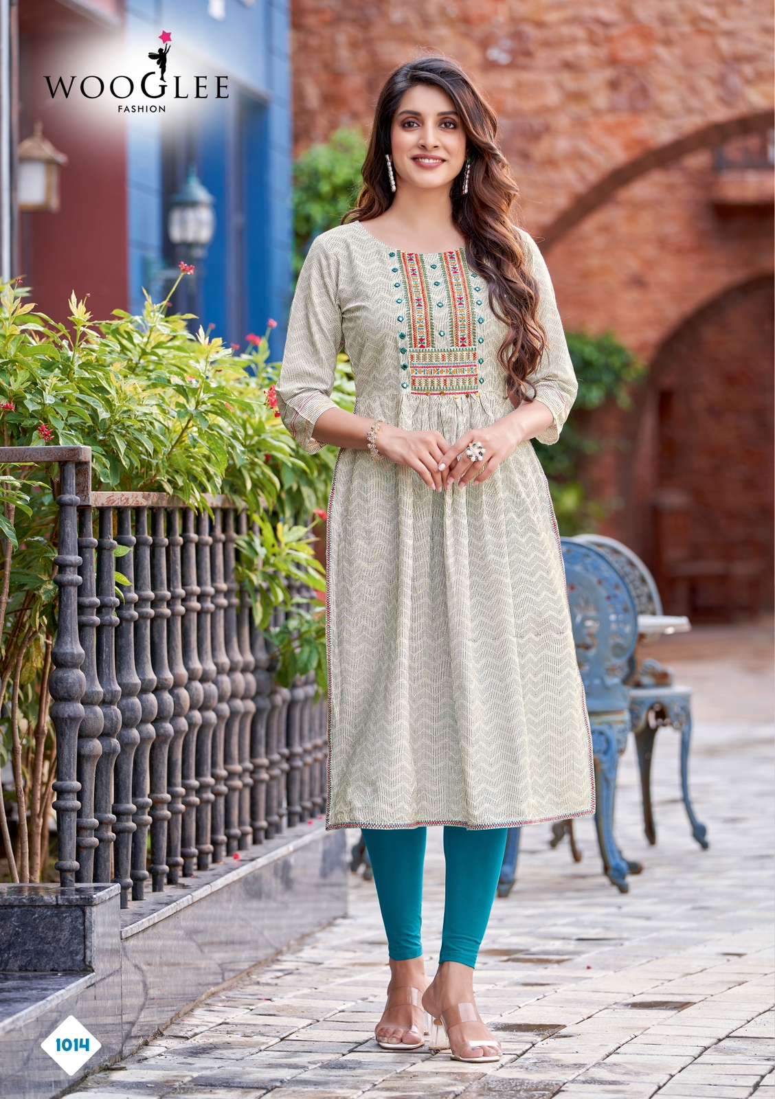 Tanisha By Wooglee 1009 To 1014 Series Designer Stylish Fancy Colorful Beautiful Party Wear & Ethnic Wear Collection Rayon Print Kurtis At Wholesale Price